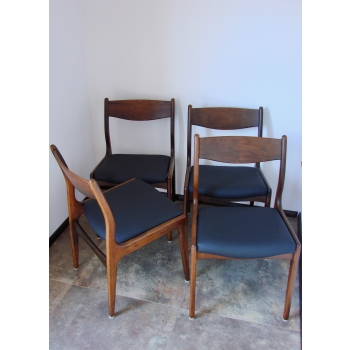 krzesło richbilt lata 60 detal drewna